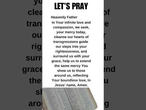 Morning Prayer Of Mercy #prayer #grace #God #shorts