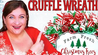 Make a STUNNING Cruffle Wreath for the HOLIDAYS!