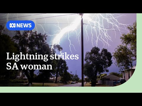 SA woman struck by lightning through light switch in home | ABC News