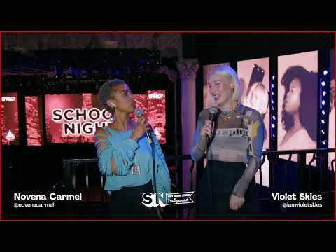 Violet Skies Interview | Novena Carmel & jayo | School Night Concert