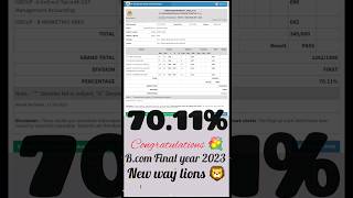 Commerce coaching Raipur #shorts #short #shorts_ Result 2023 B.com