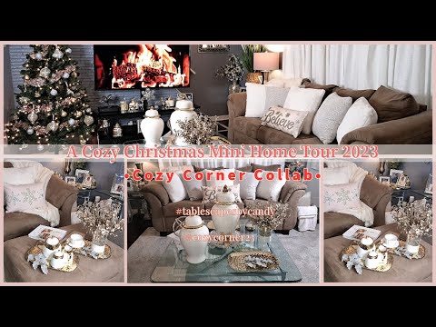 The Cozy Mini Christmas Home Tour | 2023 Holiday Decor Ideas | Cozy Corner 23