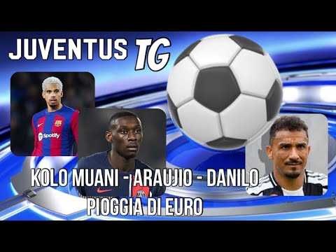 KOLO MUANI, ARAUJIO, PIOGGIA DI EURO CHAMPIONS, DANILO -   JUVENTUS TG