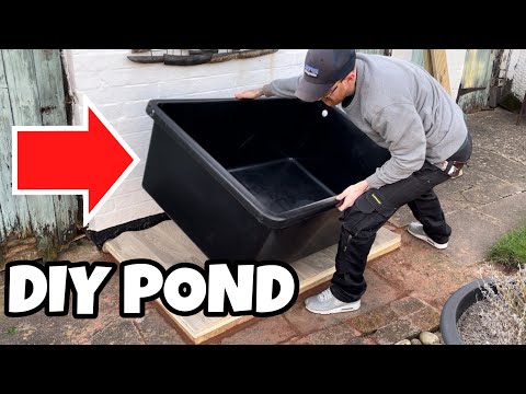 DIY *above ground* MINI POND! (Pt.1)