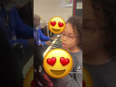 My kiddos practicing their 5th grade graduation song! A Million Dreams from the Greatest Showman