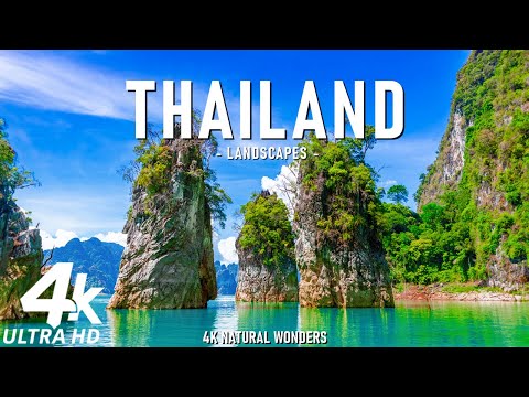 Thailand 4K – Cultural Wonders, Tropical Beauty, and Island Serenity - Calming Piano Music