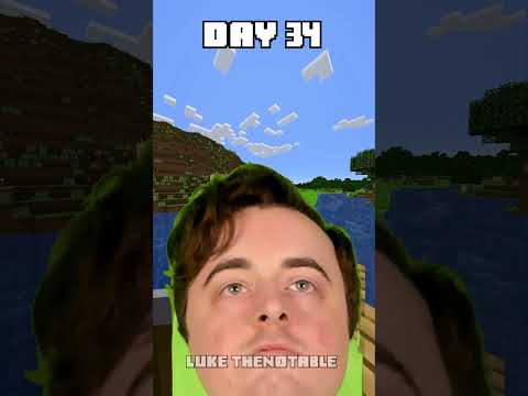 100 Days - [Minecraft Shorts] - Day 34 #minecraft #100days