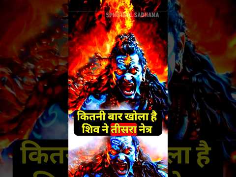 कितनी बार खोला है शिव ने तीसरा नेत्र #shorts #youtubeshorts #trending