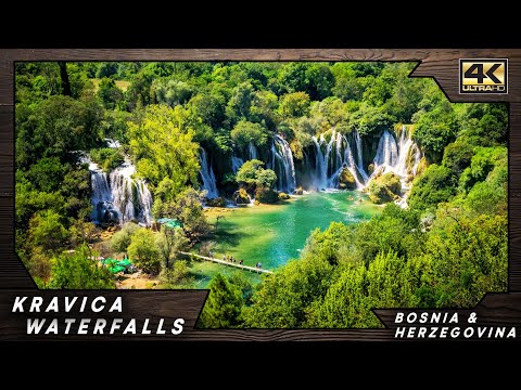 Kravica Waterfalls ● Bosnia and Herzegovina 🇧🇦 【4K】 Aerial Cinematic Drone [2023]