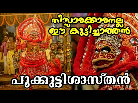 പൂക്കുട്ടിശാസ്തൻ നിസ്സാരക്കാരനല്ല ഈ ചാത്തൻ Pookuttisasthan Chathan#theyyam #kuttichathan #kaliyattam