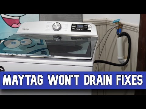 How to Fix a Newer Maytag Washing Machine that Won't Drain or Spin