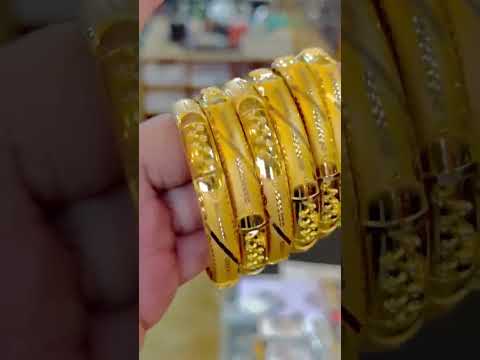 Beautiful designs of bangles #maqsoodvlogs $#goldjewellerydesigns #wedding #goldnecklaceset