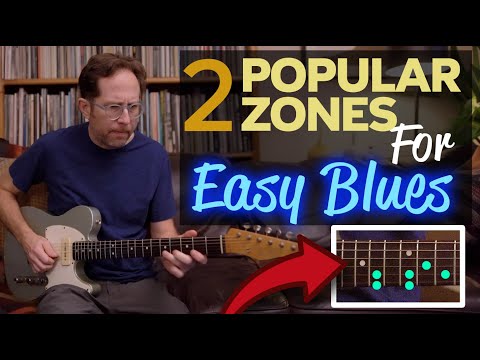 2 Popular Zones on the Fretboard for Easy Blues! Lead Guitar Lesson - EP602