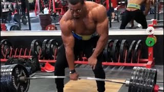 BREAKING STRAP WITH 675LBS 1 ARM DEADLIFT!