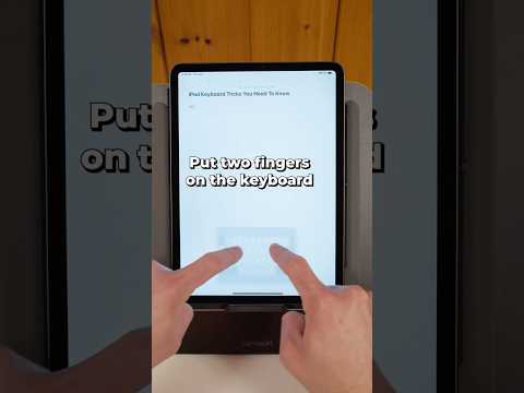 iPad Keyboard Tricks You NEED To Know