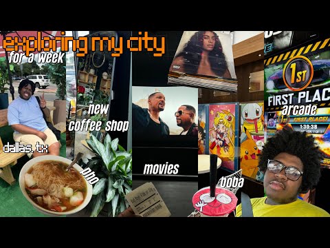 vlog: exploring my city for a week *:･ﾟ𓇼 pho, cafe hopping, thrifting, movies, hangouts and more