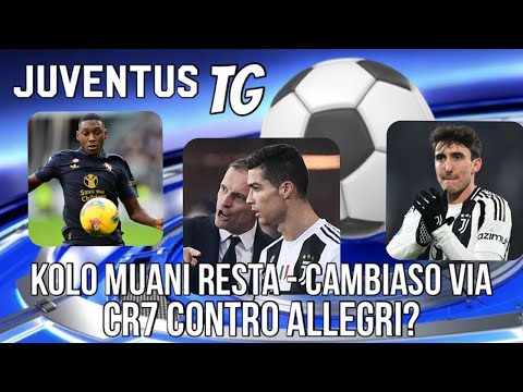 KOLO MUANI RESTA, CAMBIASO VA VIA, CR7 CONTRO ALLEGRI? -   JUVENTUS TG