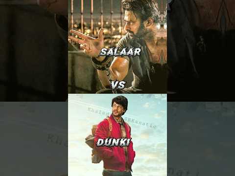 Salaar vs Dunki 2nd week All India BOC Comparison | #salaarboxofficecollection  #dunki #srk #prabhas