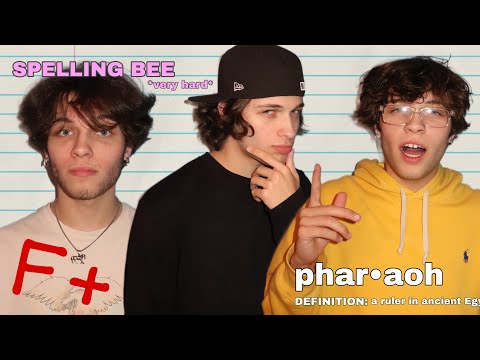 WE DID A SPELLING BEE! (Extremely hard words) *embarrassing* part 2