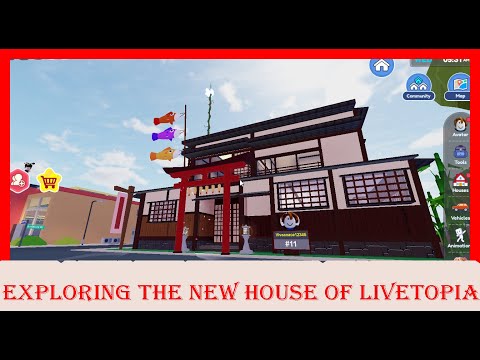 Exploring the new house of livetopia!!! #Roblox #Livetopia