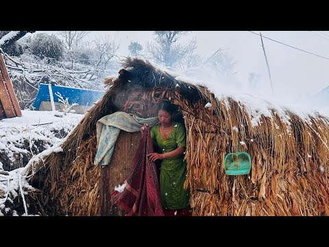 Best Life in The Nepali Himalayan Village During The Winter How To Living Nepali Villagers in Winter