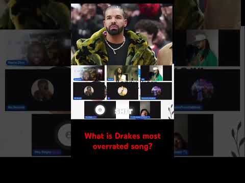 What is Drakes most overrated song? #drake #youtubeshorts #shorts #overrated #blowup #aubrey