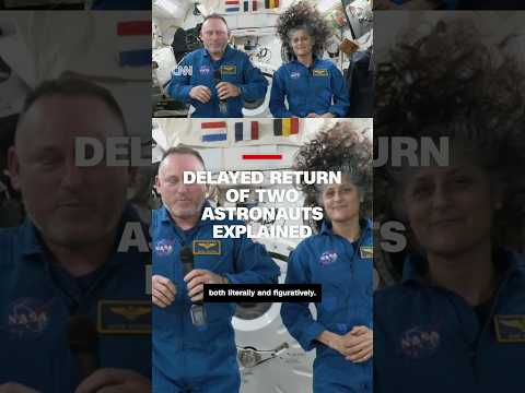 Delayed return of two astronauts explained