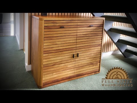 Building an Iroko Slat Sideboard