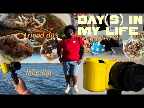 Days in my life: I MOVED?!, friend d8’s, Got a new bed, lake day & more