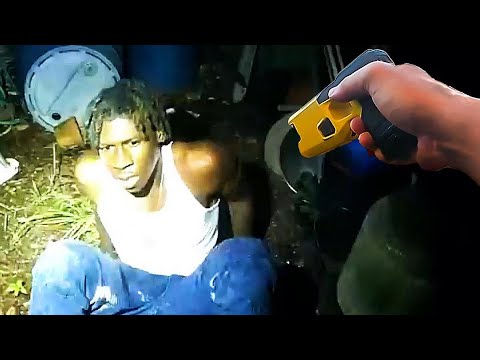 Criminal gets ZAPPED and Pulls Race Card During Arrest