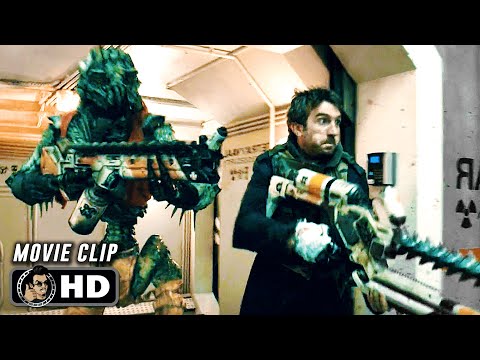 Bio Lab Shootout Scene | DISTRICT 9 (2009) Movie CLIP HD