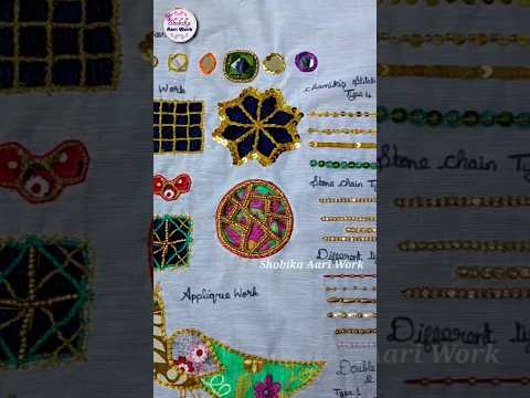 Aari Work Stitching | Shobika Aari Work Class🦋