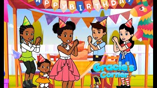 Happy Birthday Song | Gracie's Corner | Nursery Rhymes + Kids Songs