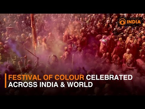 Holi 2025: Festival of Colours celebrated across India & World | More Updates | DD India Live