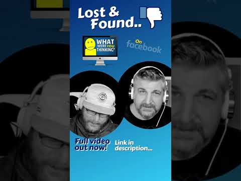 Lost & Found... (On Facebook) - Check out episode 60 of The Tuesday Show with CJ and Ted... #Shorts