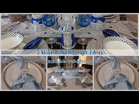 My Top 5 Favorite Winter Tablescapes | Beautiful 2023 Holiday Home Décor Ideas | Styling My Way