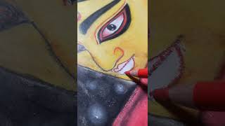 ma durga drawing part 2 with  oil pastels 😘😘#drawing#durgama #draw #oil pastel 🥰🥰