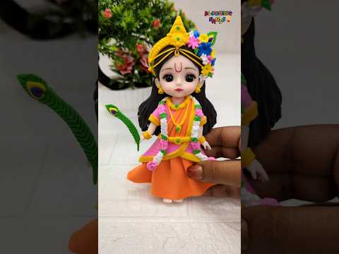 Most Viral AI Look Radha Rani Makin🥰🙏💞Radha Krishna Making With Super Clay🥰😘💖 Clay Model💃💃💃