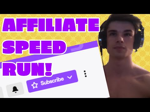 HOW I GOT TWITCH AFFILIATE / SUB BUTTON IN 7 DAYS (ON A NEW TWITCH ACCOUNT)