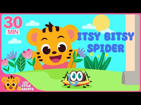 ✨Itsy Bitsy Spider + The Bath Song + more Little Mascots Nursery Rhymes & Kids Songs