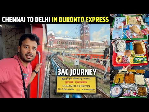 12269 Chennai Nizamuddin duronto Express 3Ac Journey and IRCTC FOOD REVIEW