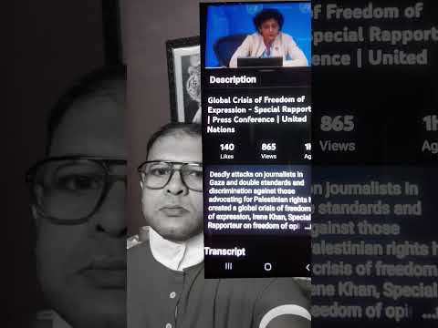 Gaurav Das and UN support Freedom of Expression and Speech.