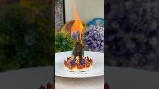 Holika Dahan craft￼ Diy for Holi😍🔥 ￼ Holi special craft #Shorts