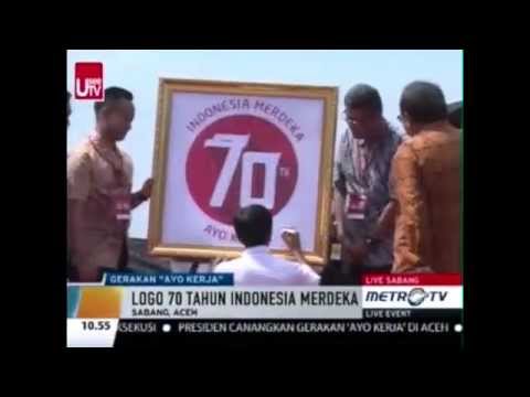 launching Logo 70 tahun Indonesia Merdeka.