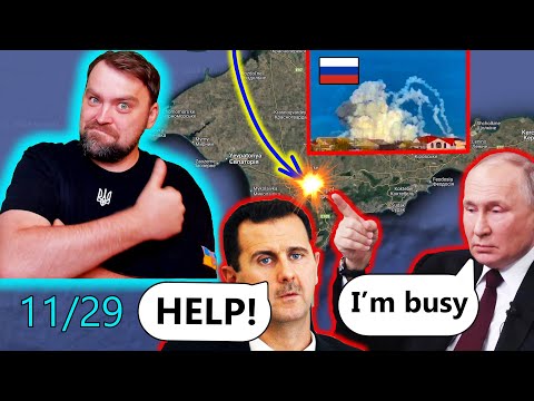 Update from Ukraine | Wow! Ukraine strikes Crimean Base | Assad loses Aleppo, Putin can't help