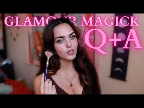 q+a while I do my glamour magick makeup | GRWM |