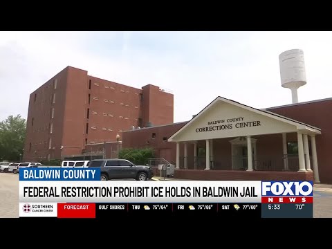 Federal restrictions prohibit ICE holds in Baldwin County Jail