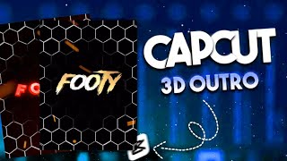 Capcut 3D OUTRO Tutorial Like Slicx7