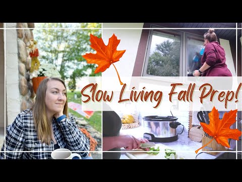 🍂EASY FALL PREP FOR A WARM AND COZY HOME | SLOW LIVING FALL HOMEMAKING | FALL PREP IN THE KITCHEN🍂