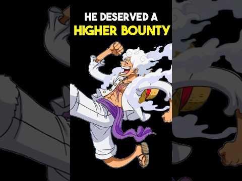 Should Luffy have gotten a bigger bounty after wano? #onepiece #luffy #gear5 #anime